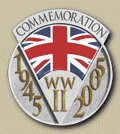 World War II 60th anniversary celebrations logo
