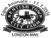 horse, goat, pig, sheep, cow - logo of Kentish Town City Farm