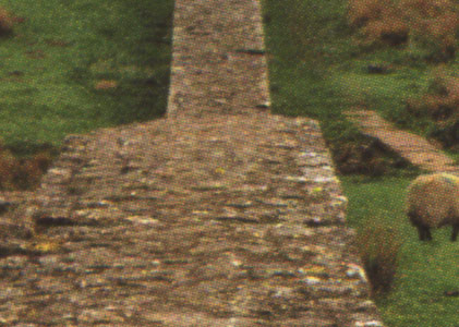 Hadrian's Wall stamp enlargement
