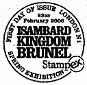 official Stampex Brunel postmark.