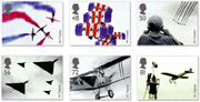 Set of 6 Air Displays Stamps.