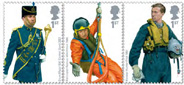 GB Royal Air Force Uniforms 1st class stamps; 81p stamps not shown.