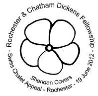 Postmark showing organisation logo.