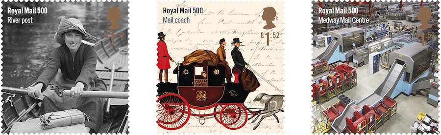 Royal Mail 500 3 x 152p stamps.