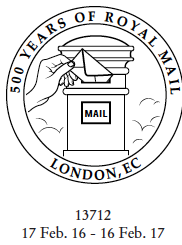 Postmark showing a postbox.