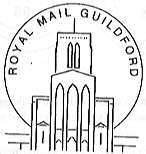 Postmark showing Guildford Cathedral.